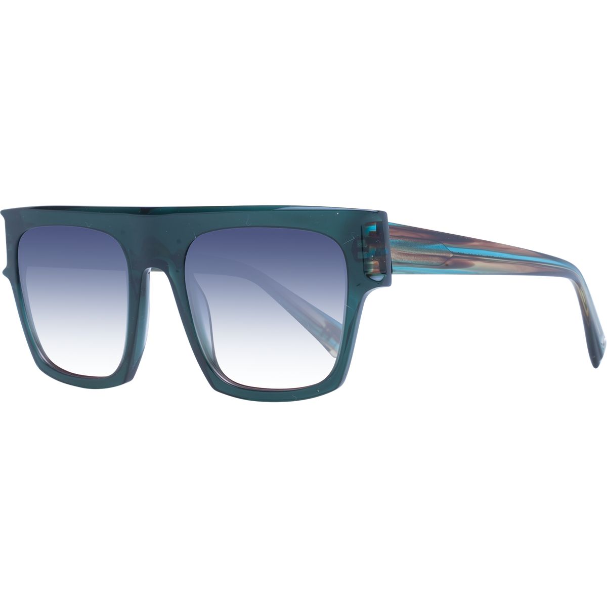 Moderne Flat-Top Quadratische Sonnenbrille