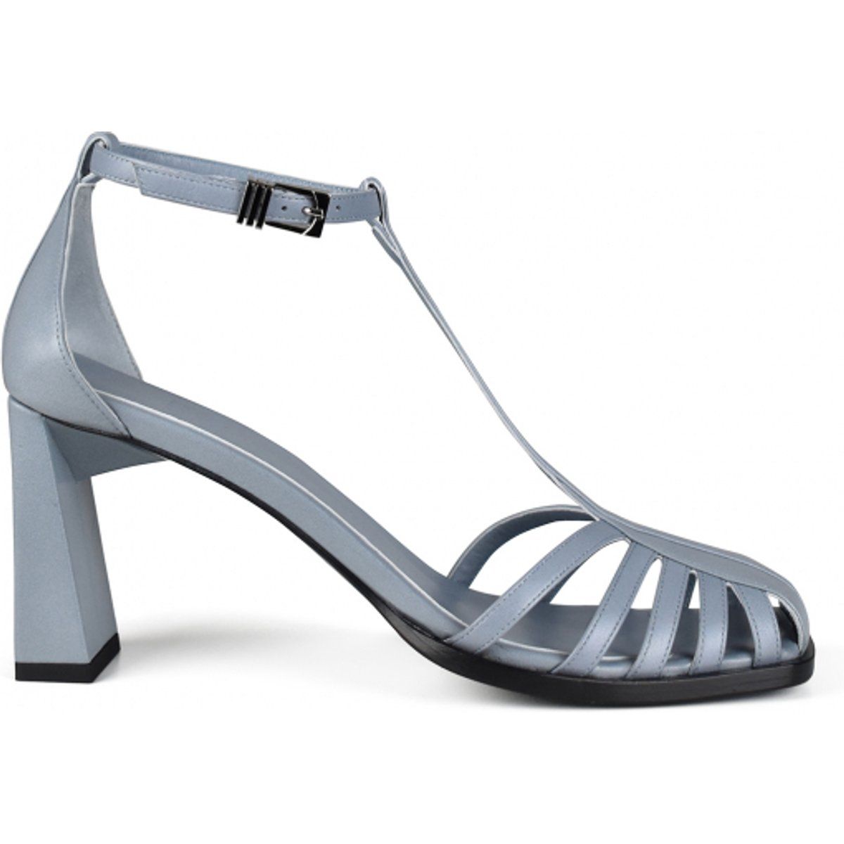Spider-Design Riemchensandalen mit Absatz
