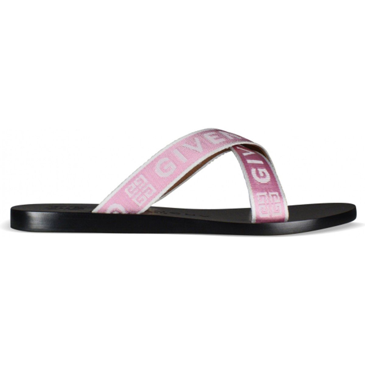 Sandalen mit Logo-Überkreuzriemen