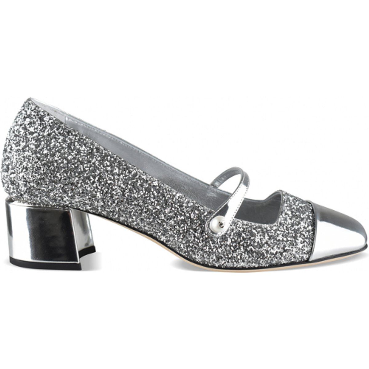 Elisa Mary-Jane-Pumps mit Glitzer
