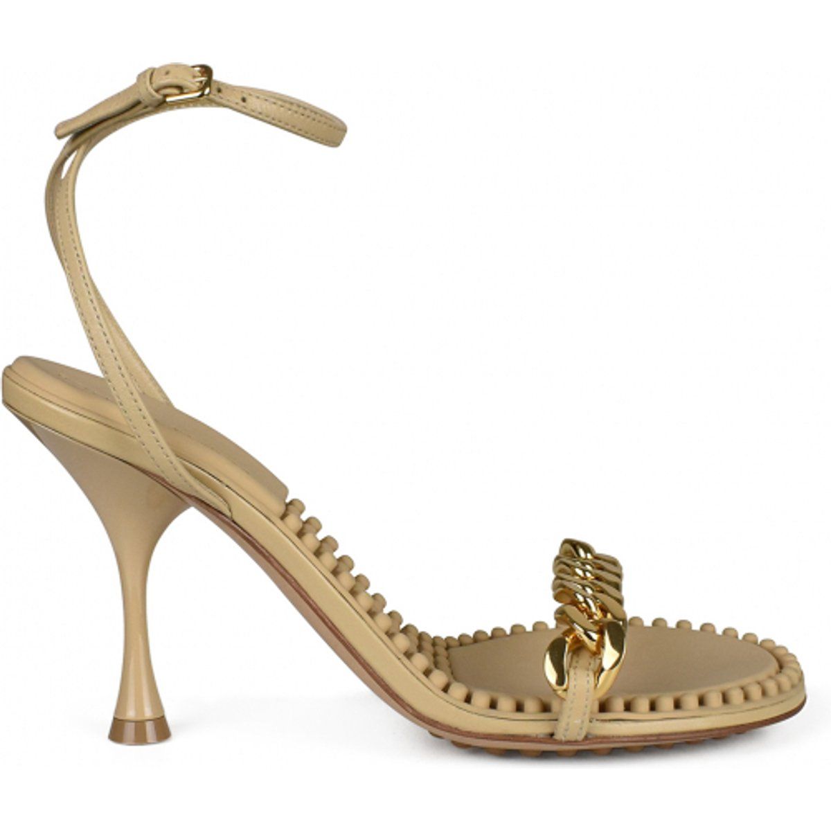 Riemchensandalen mit Kettendetails