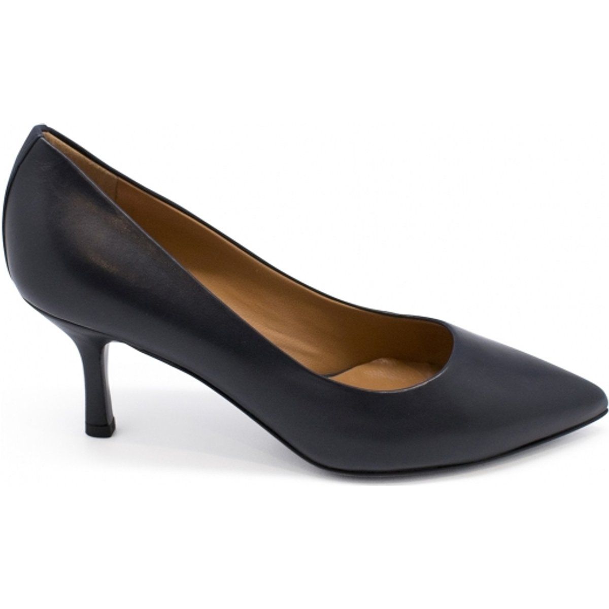 Pumps mit spitzer Kappe und Pfennigabsatz