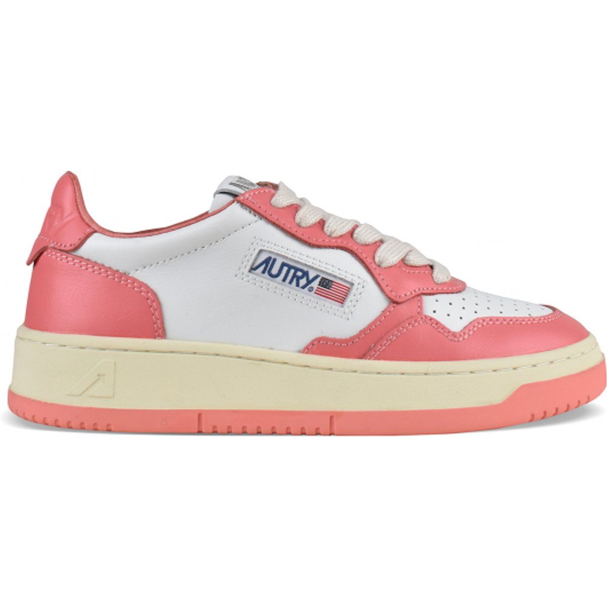Medalist Leder-Sneaker mit Logo-Detail