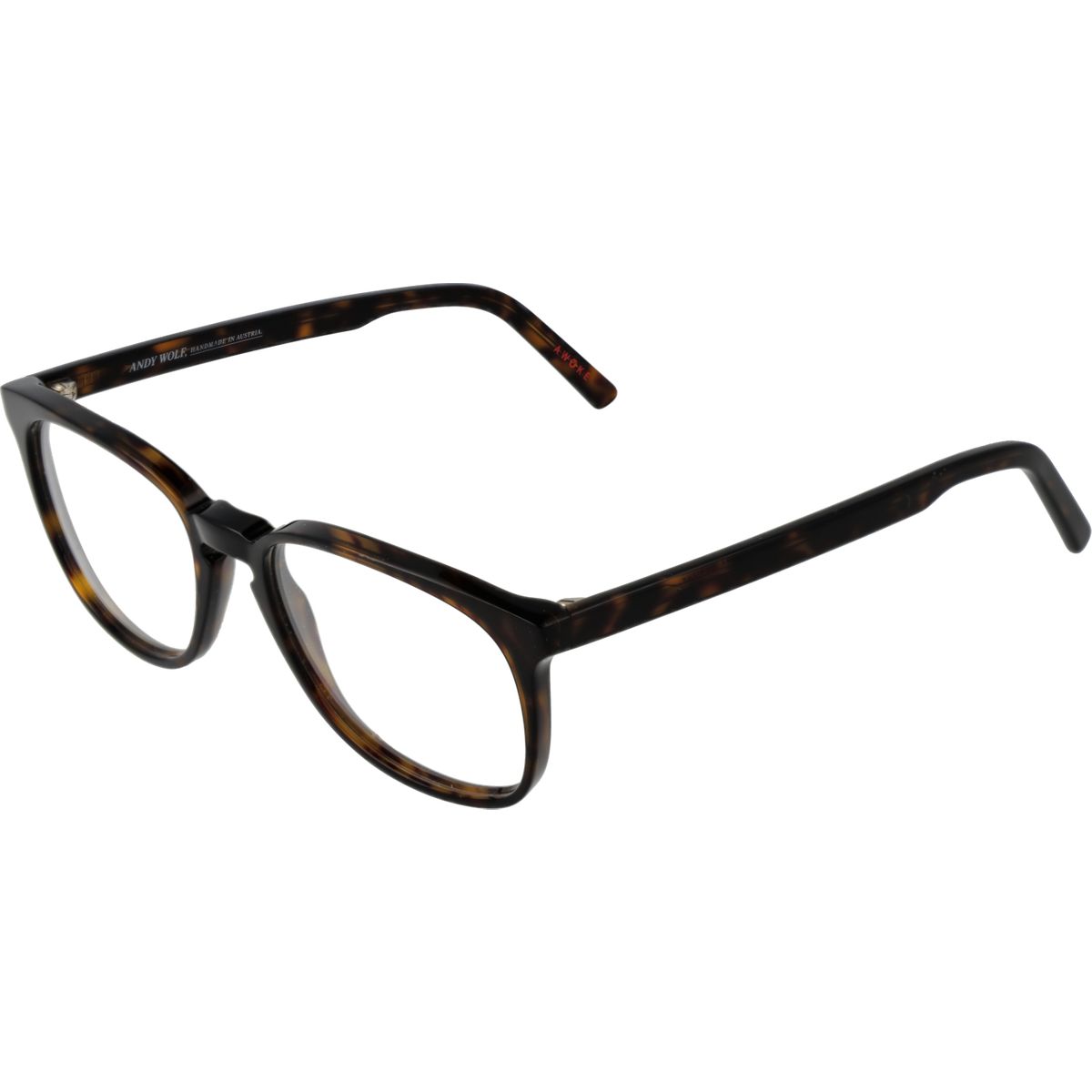 Elegante Panto-Brille in Schildpatt-Optik