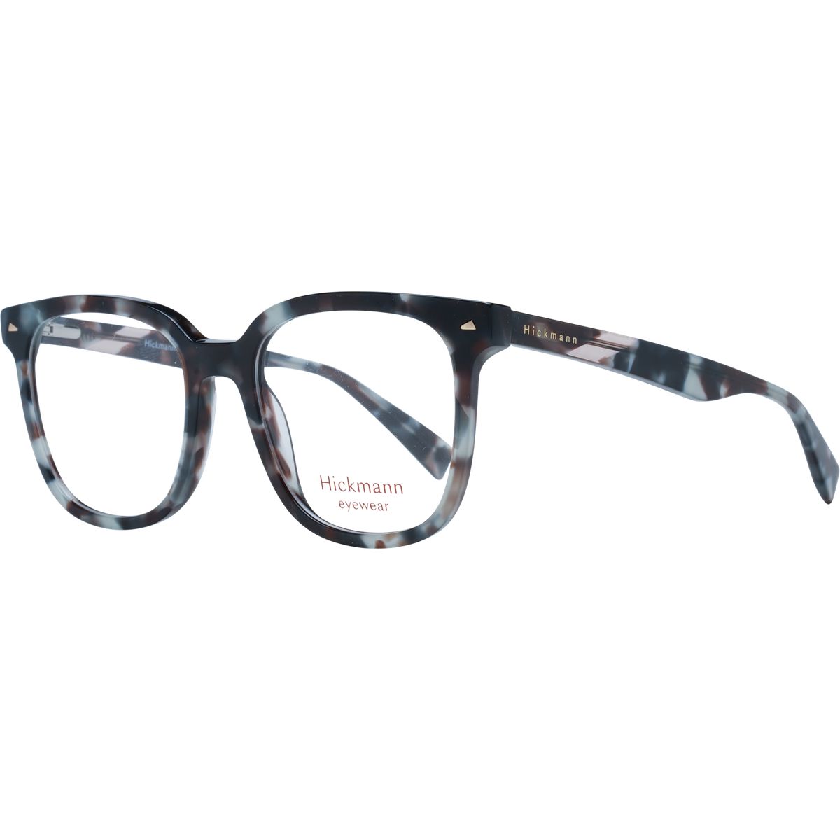 Quadratische Brille mit Marmormuster