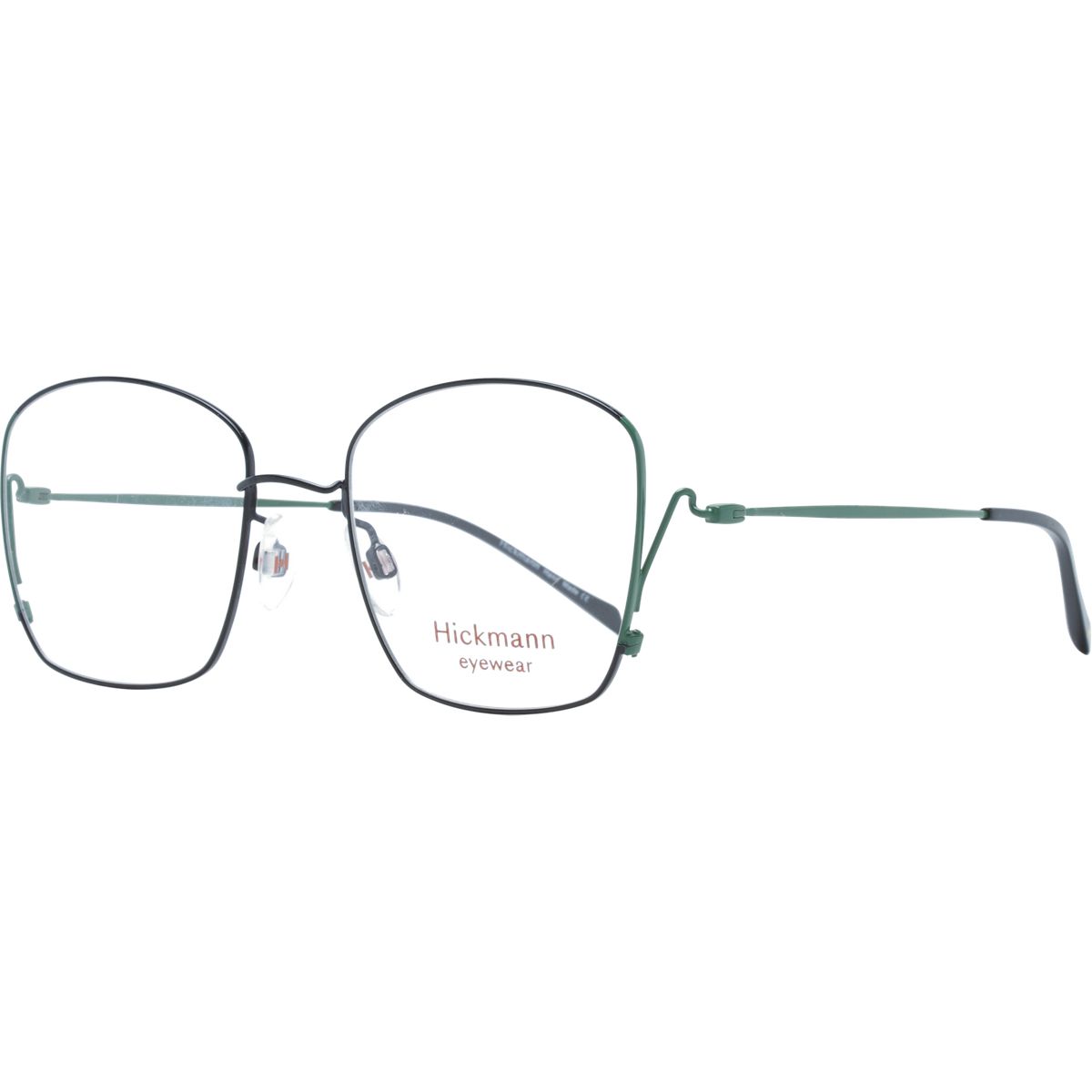 Elegante Quadratische Vollrand-Metallbrille