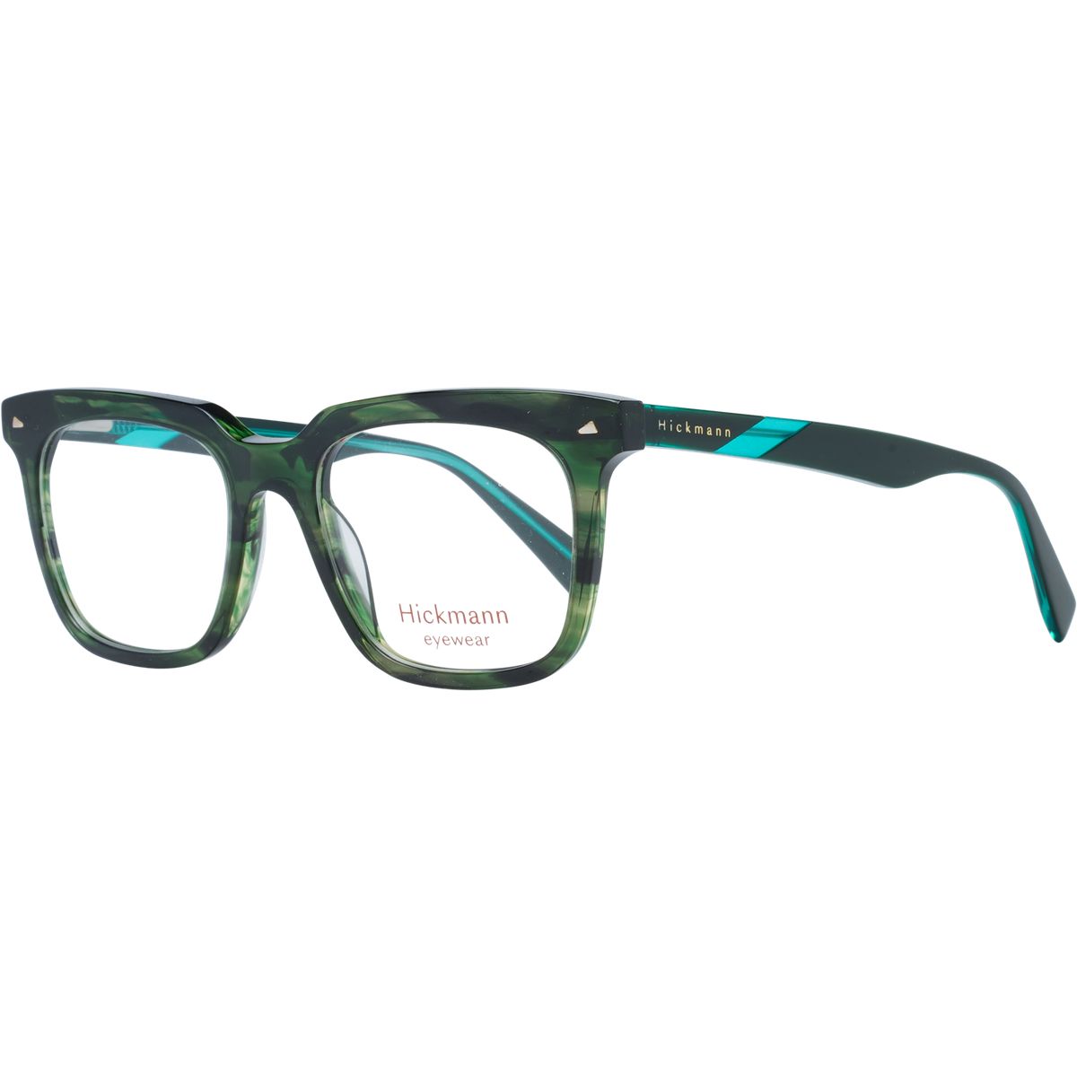Elegante Eckige Brille in Marmor-Optik