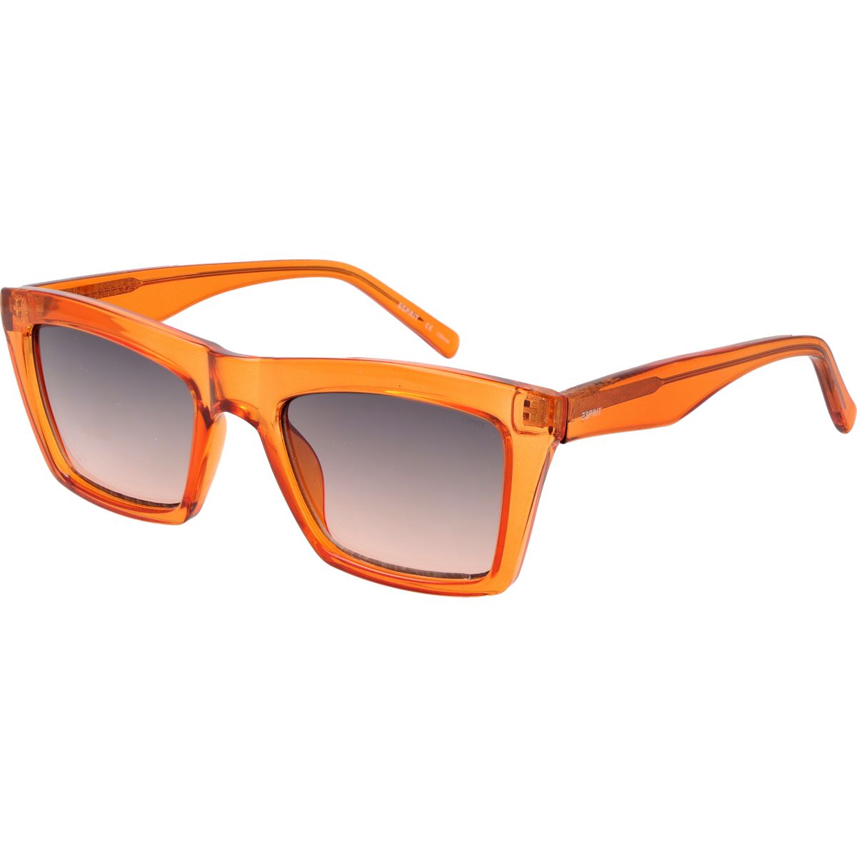 Rechteckige Vollrand-Sonnenbrille mit Verlaufsgläsern