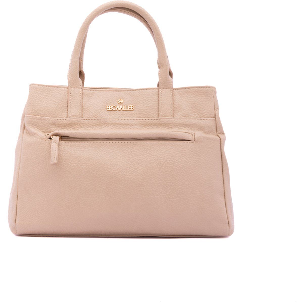 Strukturierte Satchel-Tasche mit Henkeln