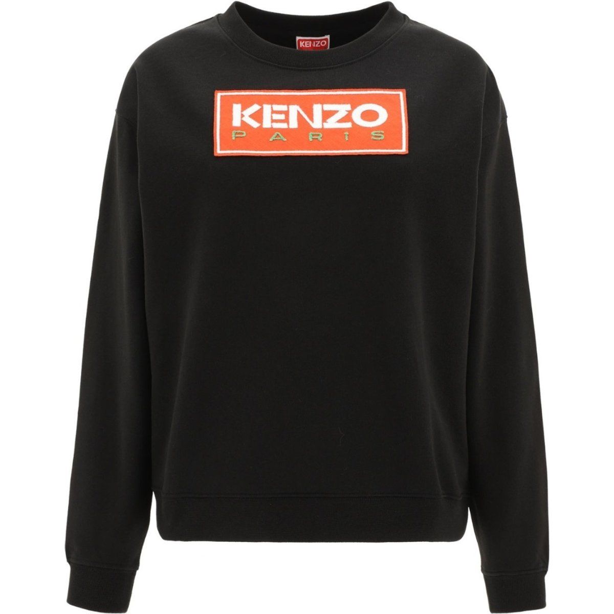 Sweatshirt mit Block-Logo und Rundhalsausschnitt