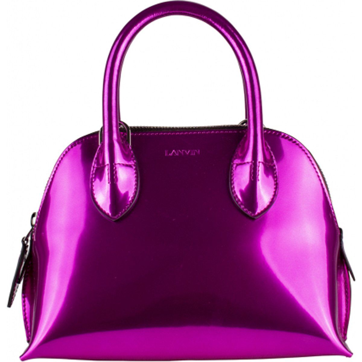 Metallic-Handtasche in Kuppelform