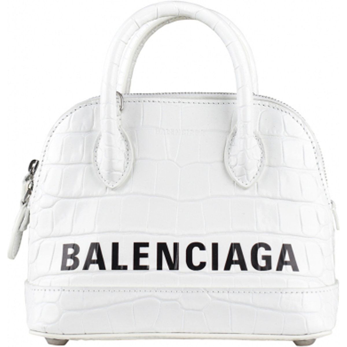 Henkeltasche in Kroko-Optik
