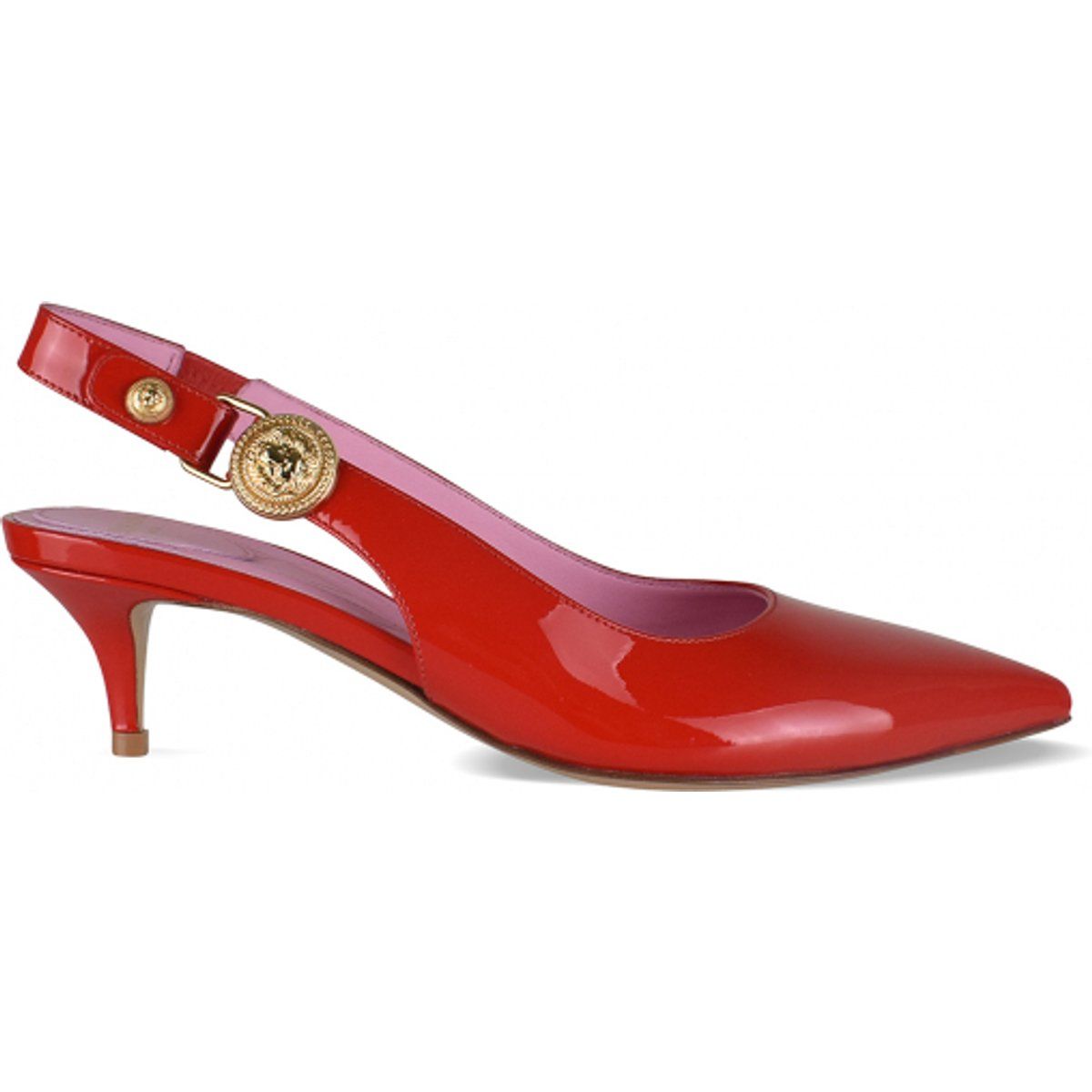 Eva Lackleder Slingback-Pumps