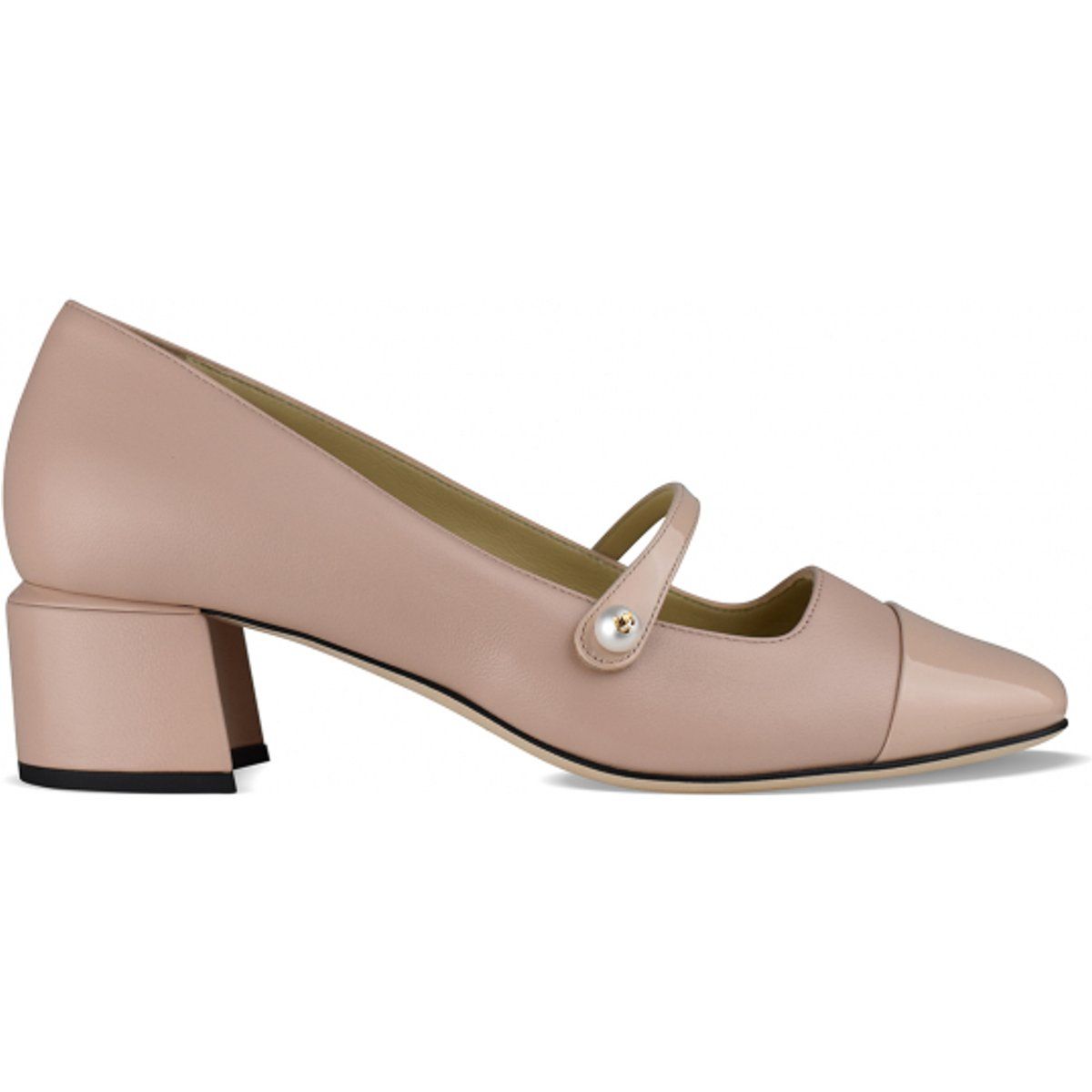 Elegante Mary Jane Pumps mit Blockabsatz
