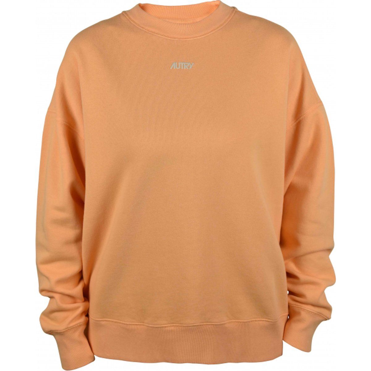 Bequemes Baumwoll-Sweatshirt mit Rundhalsausschnitt