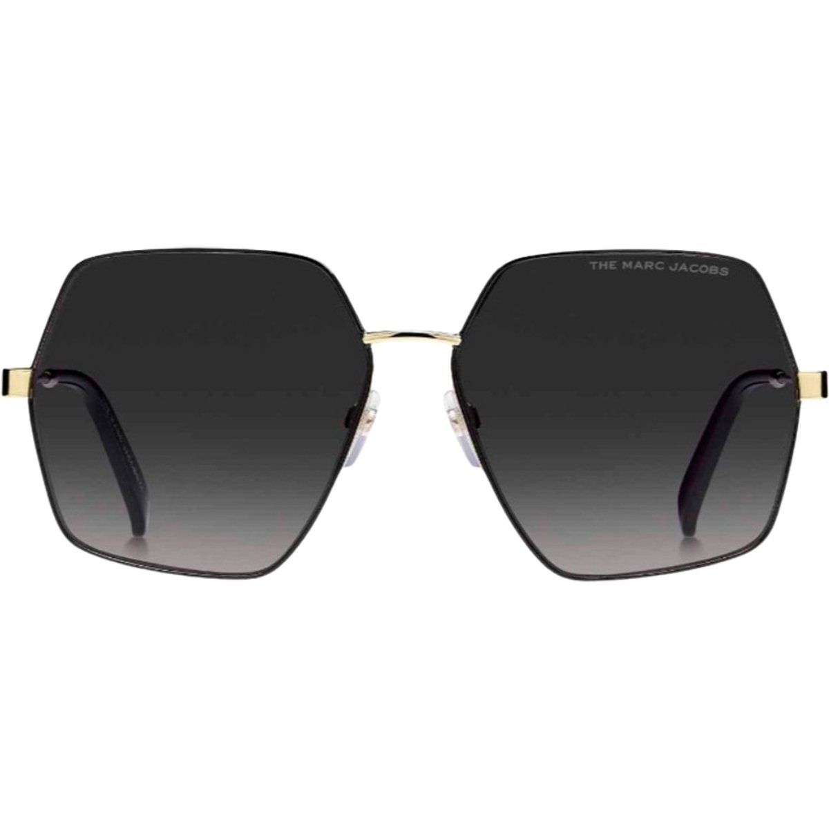 Geometrische Oversize-Sonnenbrille mit Farbverlauf