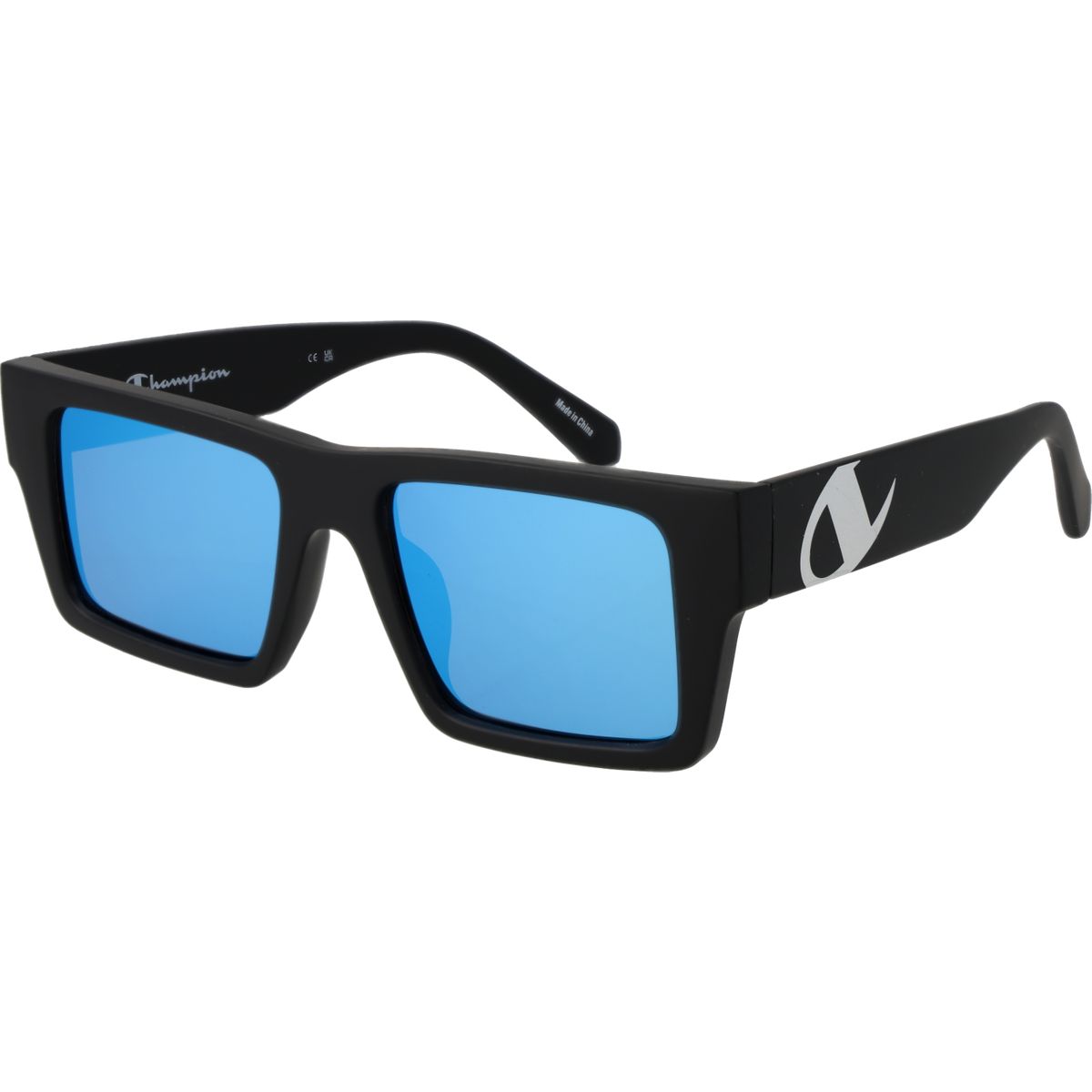 Markante rechteckige verspiegelte Sonnenbrille