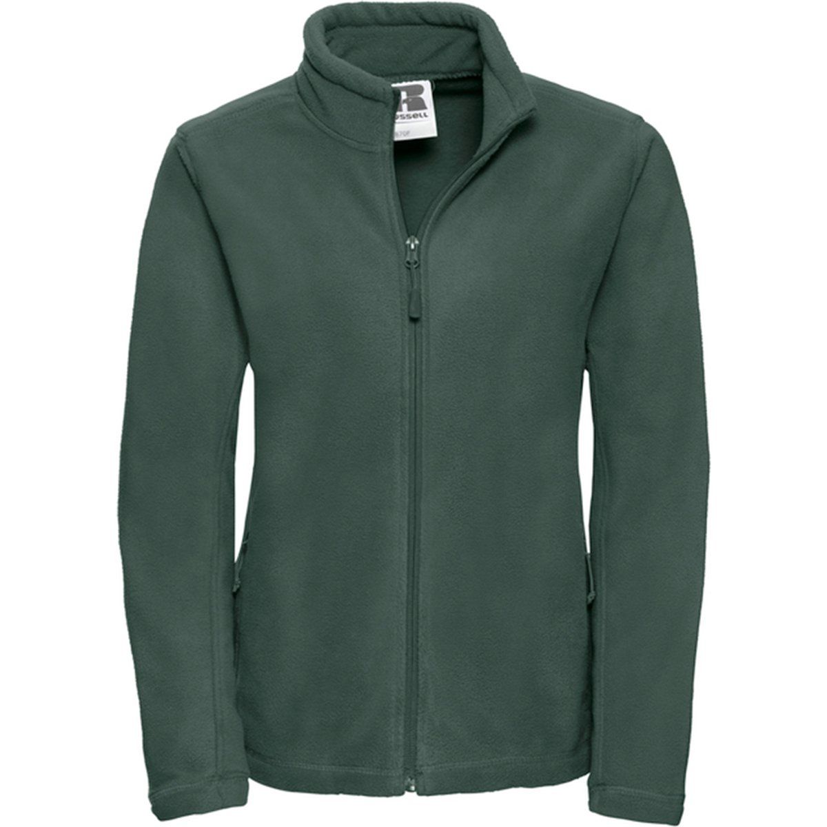 Fleecejacke mit durchgehendem Reißverschluss