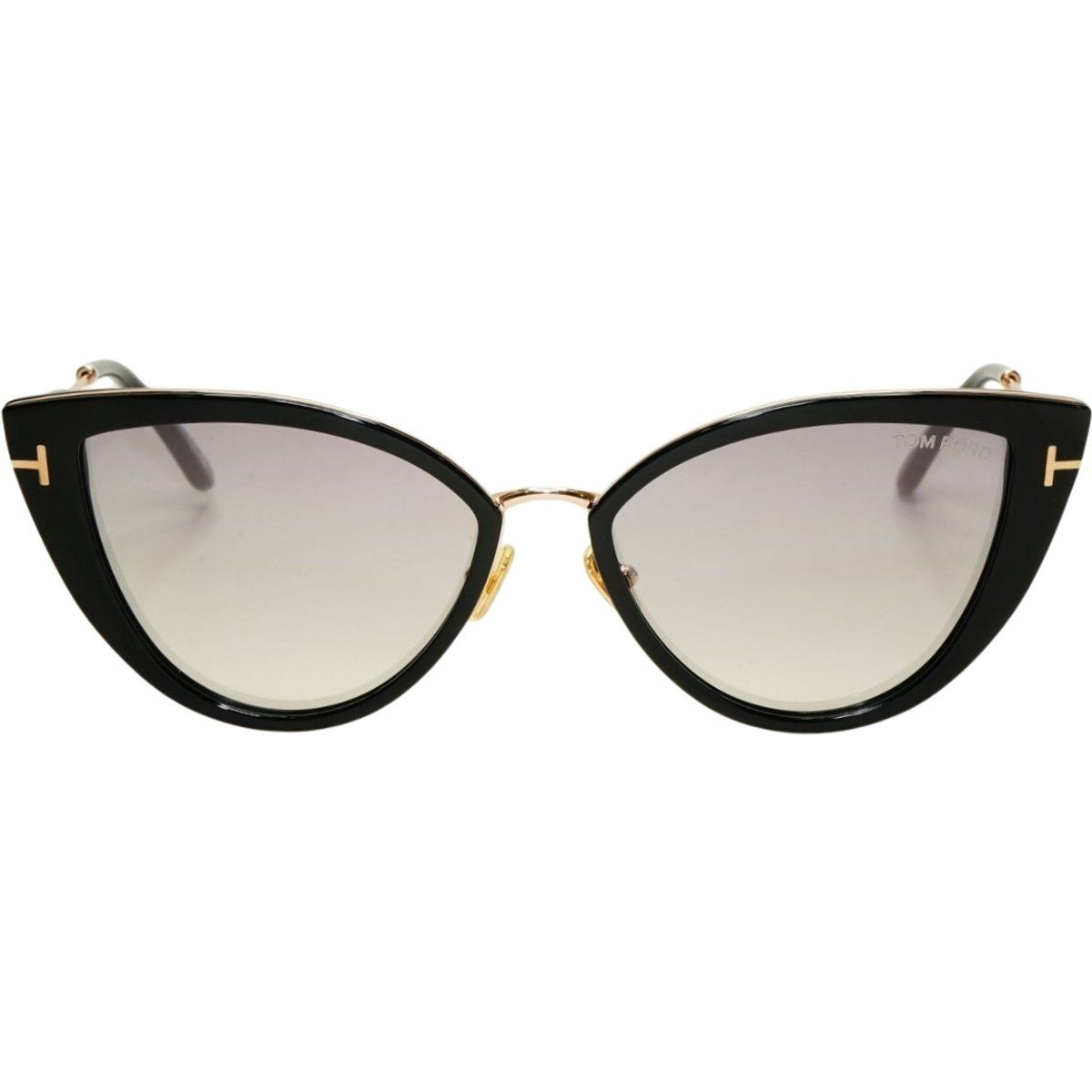 Elegante Cat-Eye-Sonnenbrille mit Metalldetails