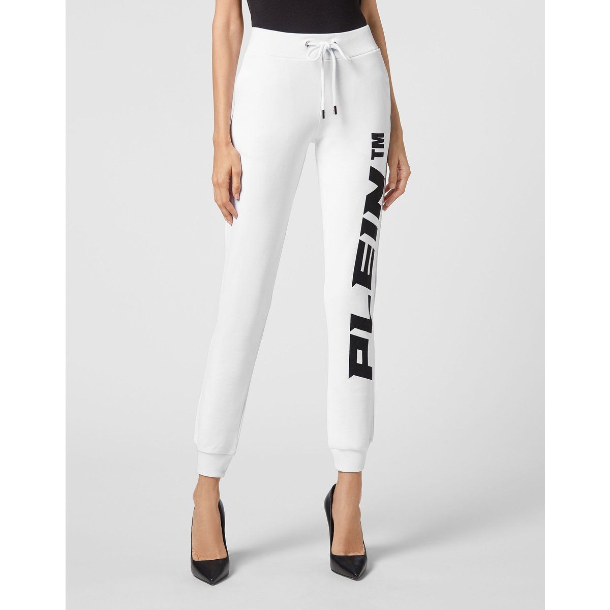 Jogginghose mit Logoprint aus Baumwolle