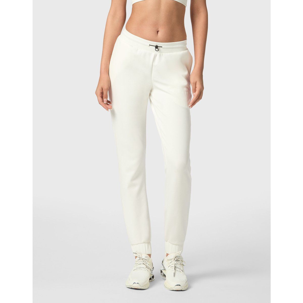 Konische Jogginghose aus Viskose-Modal-Mix