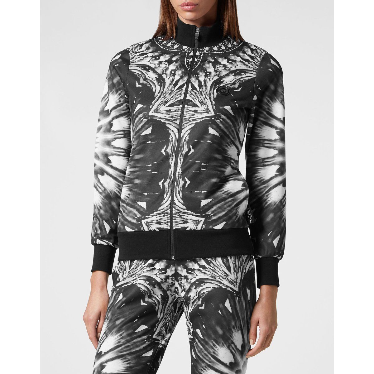Trainingsanzug mit Optical-Flower-Print