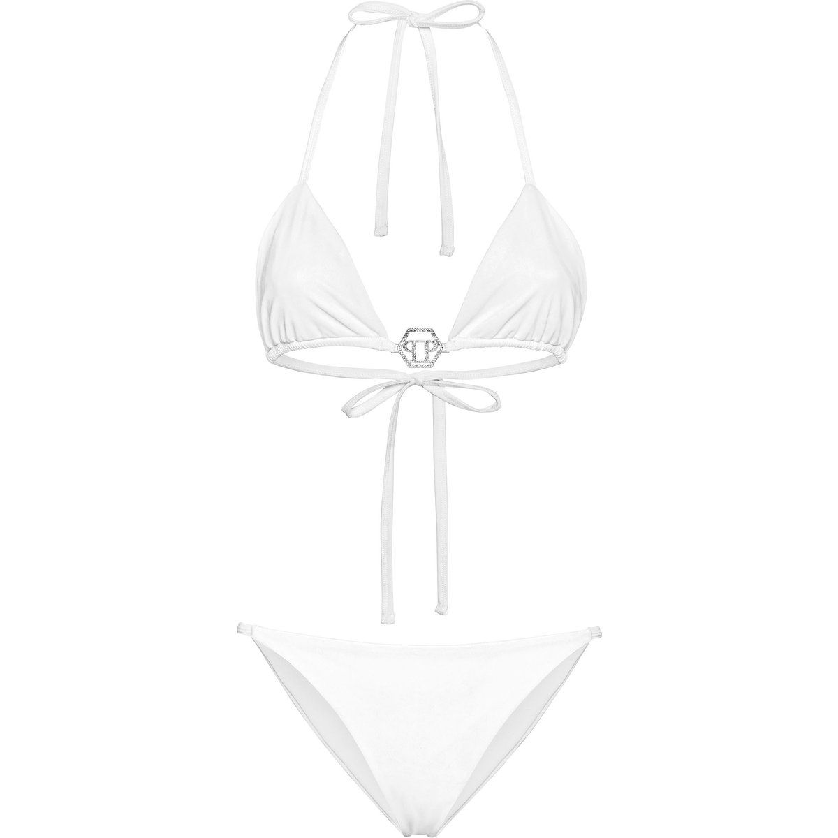 Verziertes Triangel-Bikini-Set