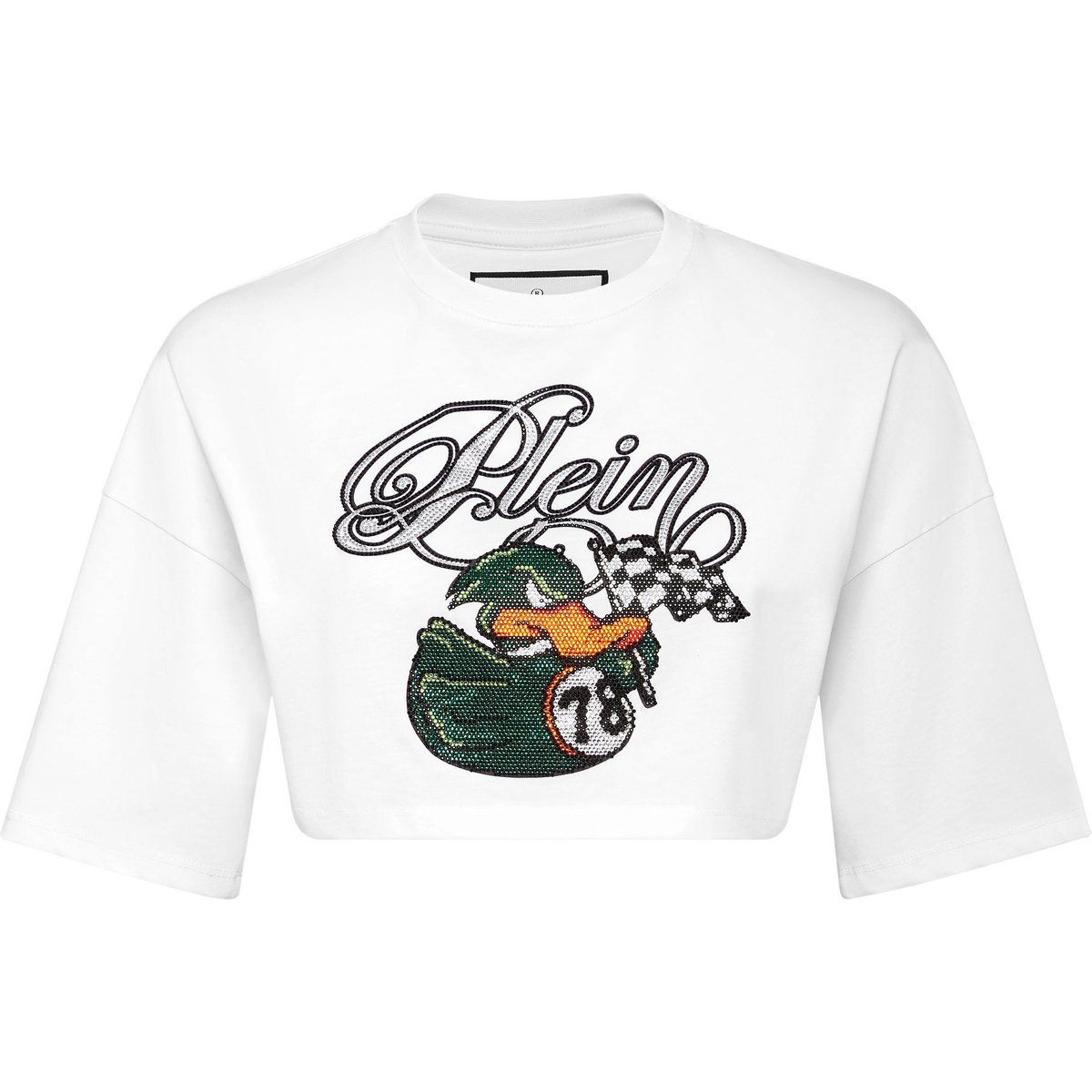 Verziertes Grafik-T-Shirt mit Renn-Ente