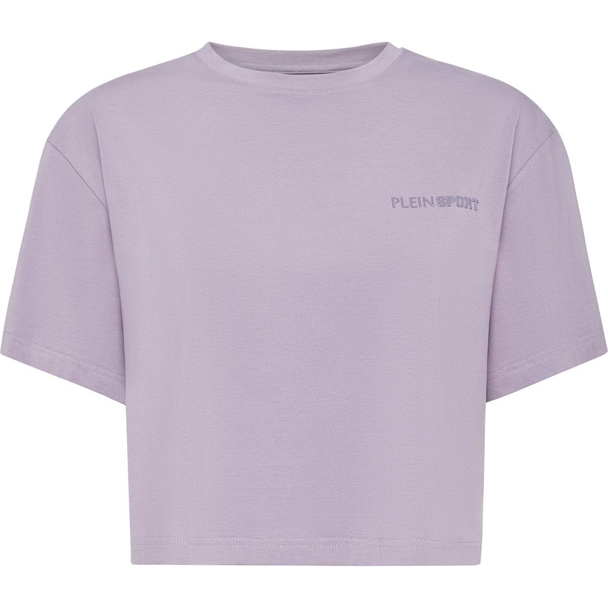 Crop-T-Shirt aus Baumwoll-Jersey