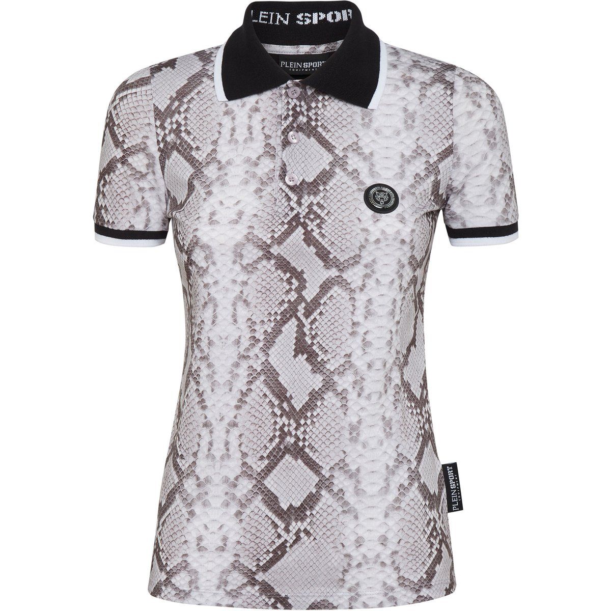 Poloshirt mit Python-Print