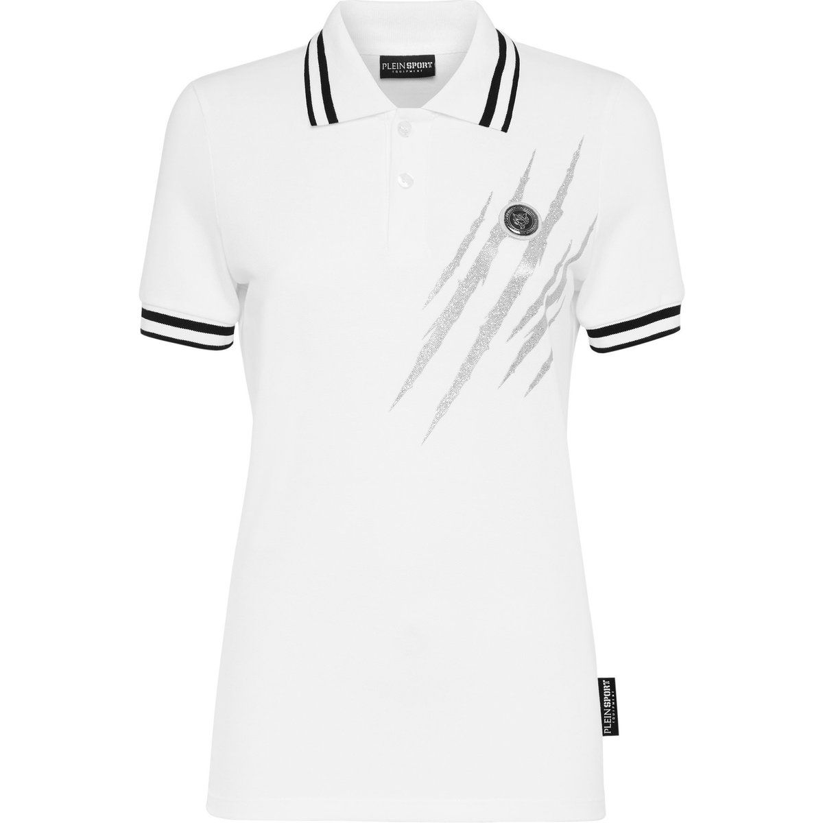 Polo-Shirt mit Tiger-Scratch-Print