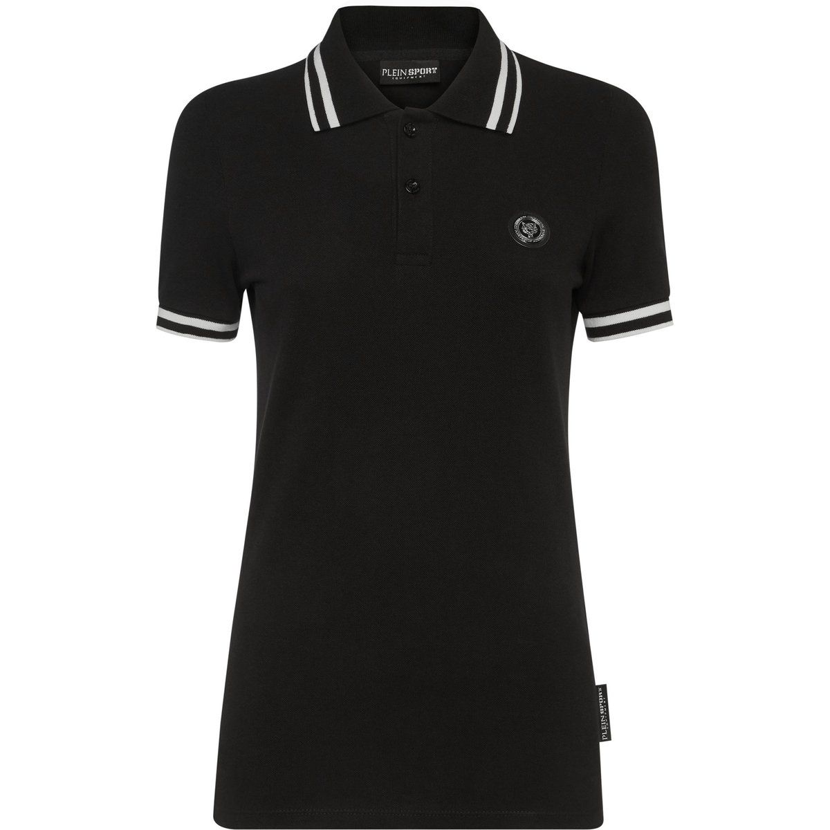 Piqué-Poloshirt mit Kontraststreifen