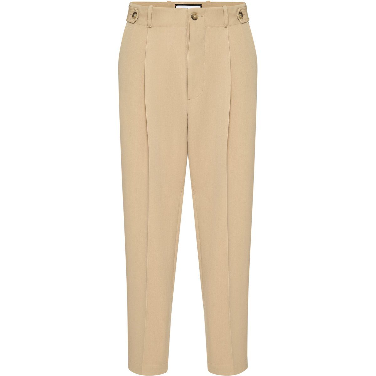 Klassische Chino-Hose mit Bundfalten