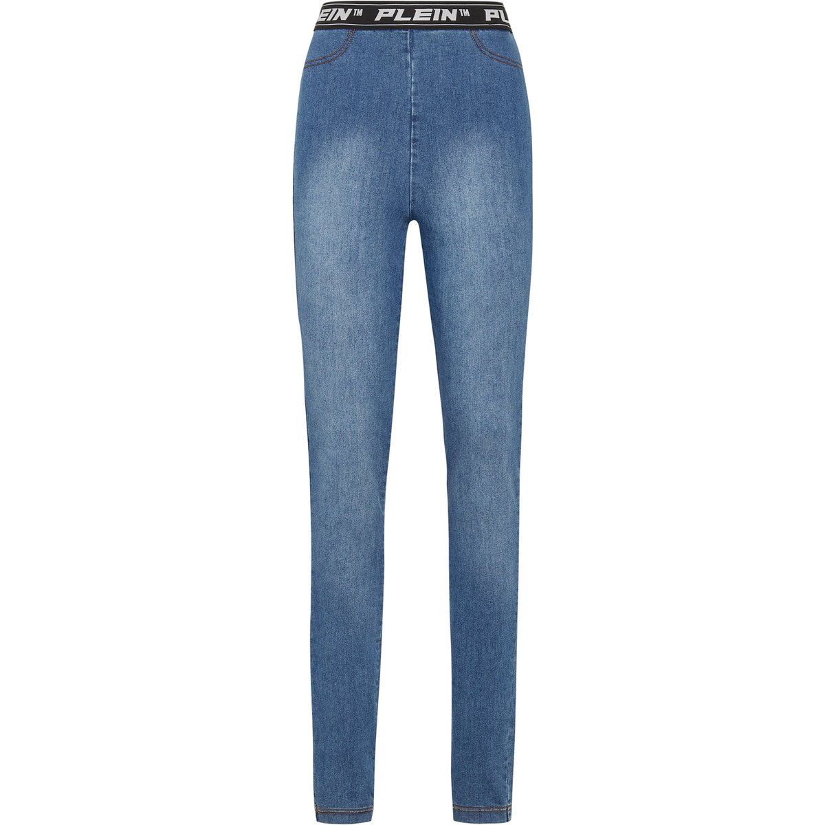 Jeggings mit elastischem Logo-Bund