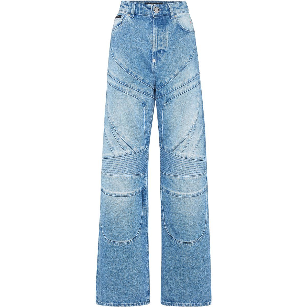 Paneel-Jeans im Skater-Fit