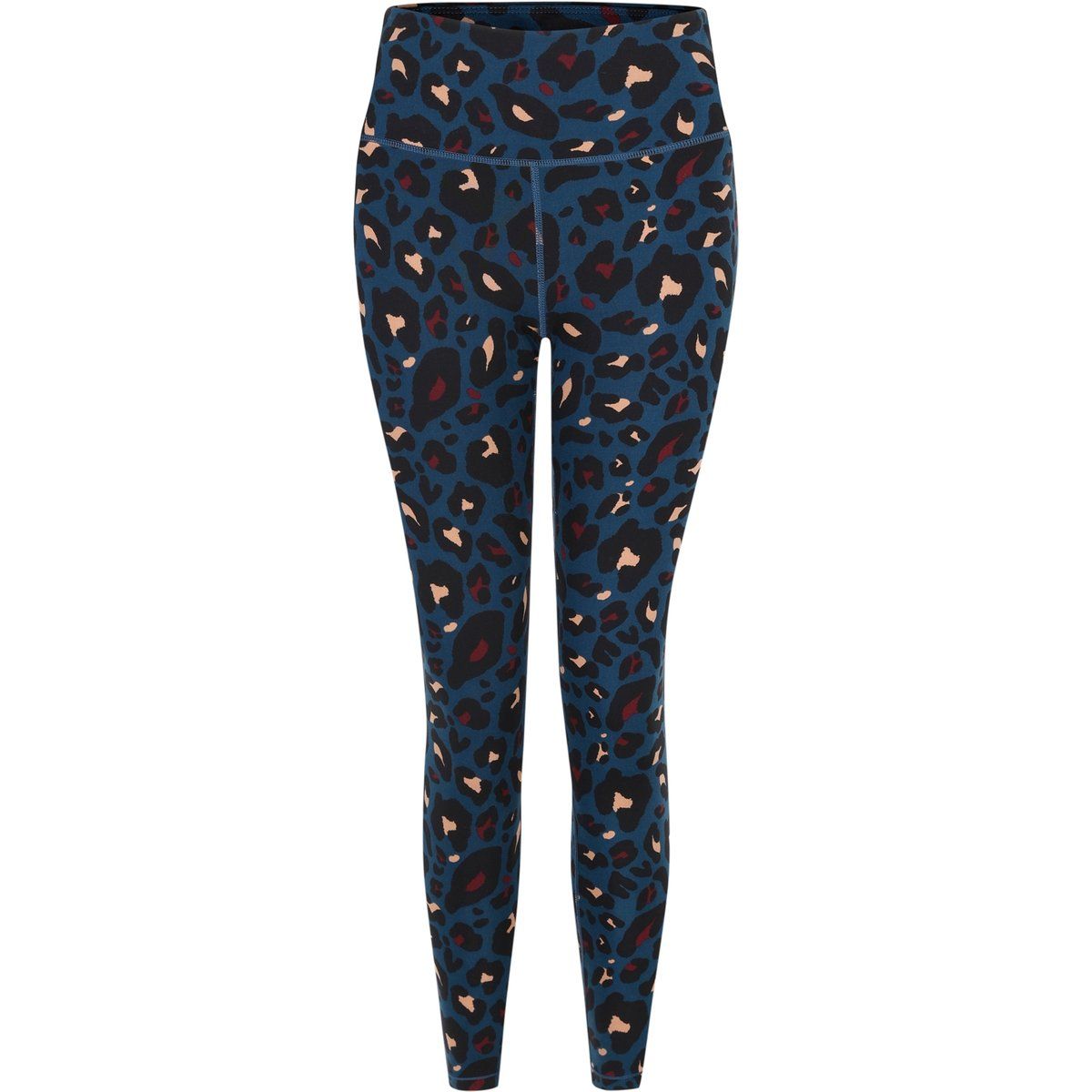 Hochleistungs-Tights mit Leopardenmuster