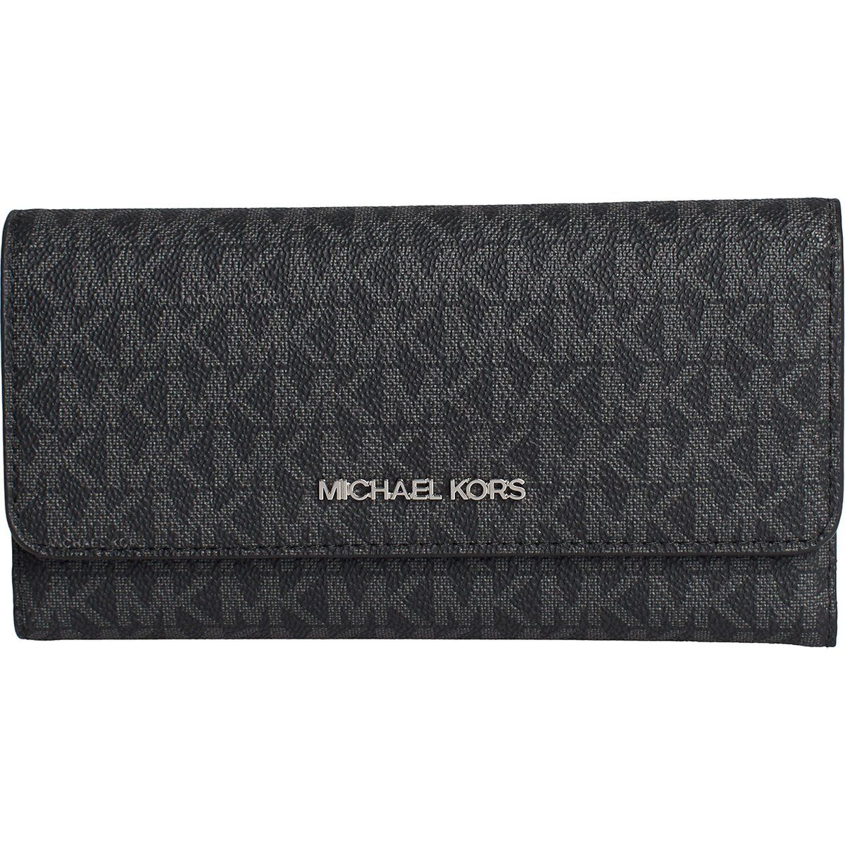 Langes Portemonnaie mit Logo-Print