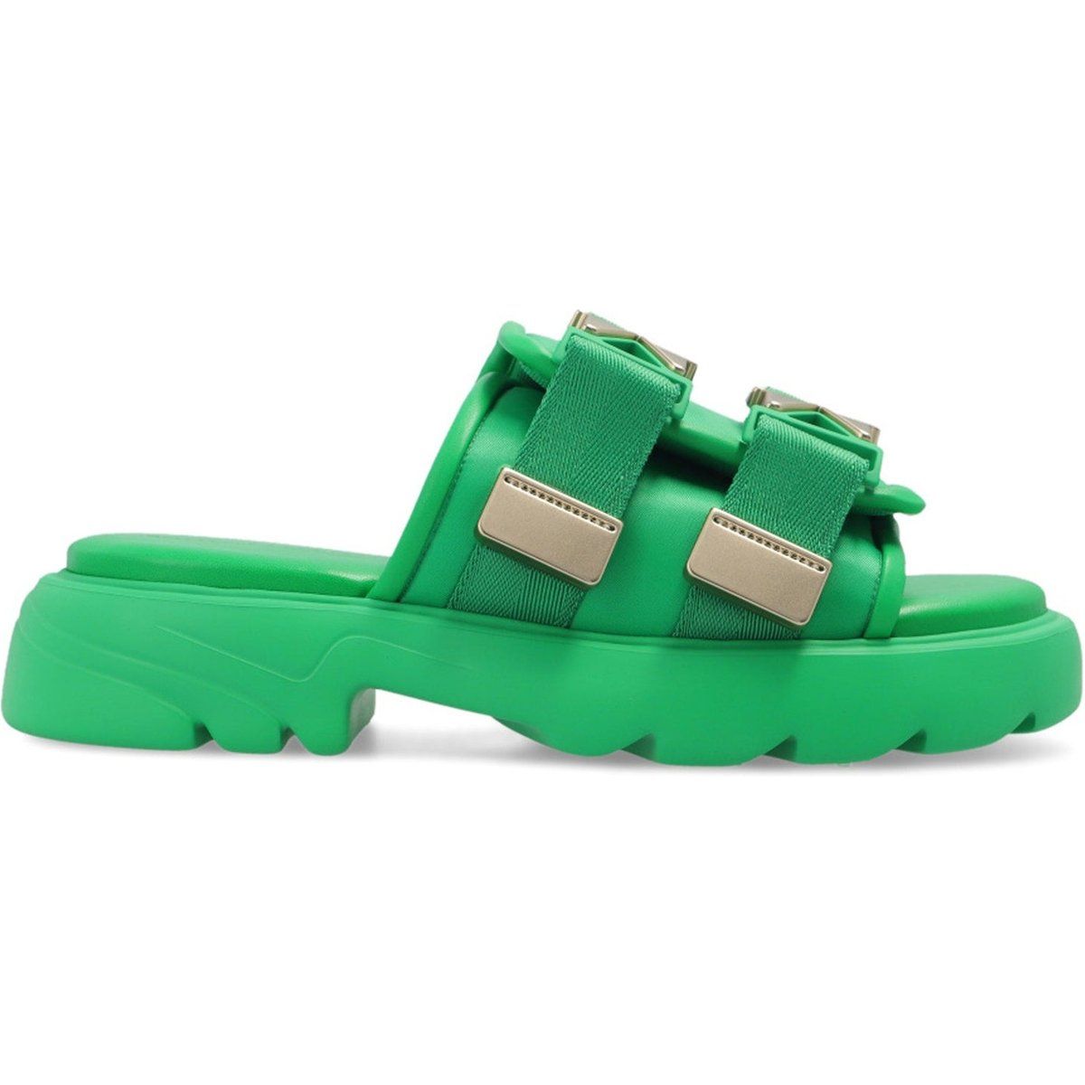 Chunky Flash Slides mit Doppelriemen