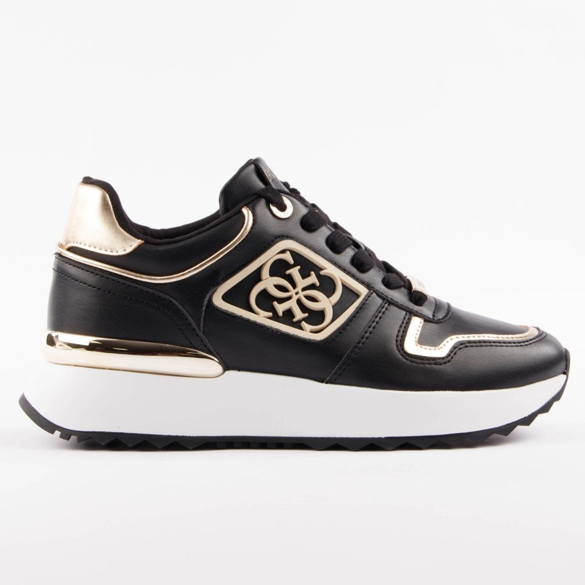 Plateausneaker mit Logo-Patch