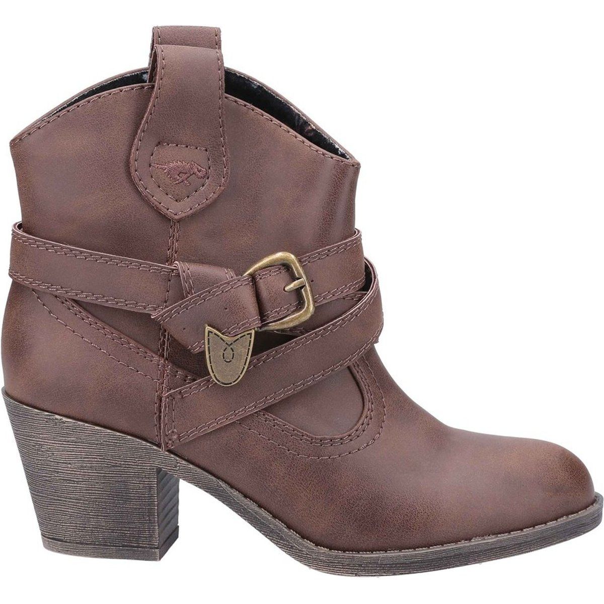 Western Stiefeletten mit Schnallenriemen