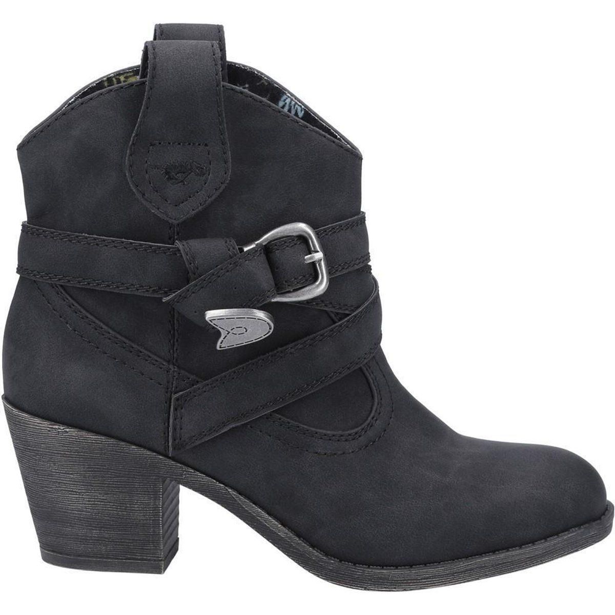 Stiefeletten mit Schnallen-Riemen