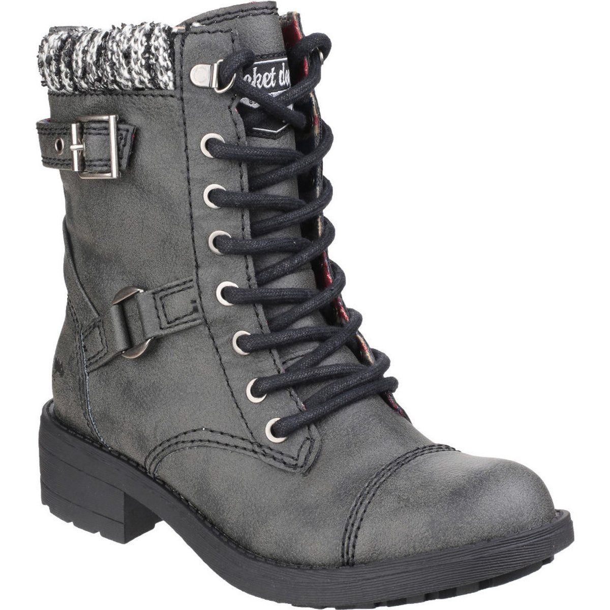 Biker-Boots im Used-Look