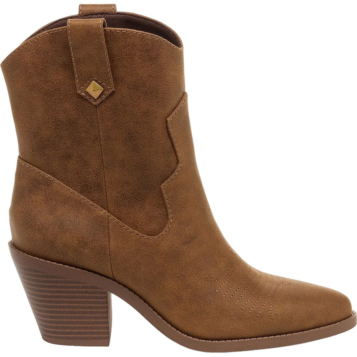 Western-Stiefeletten aus Kunstleder