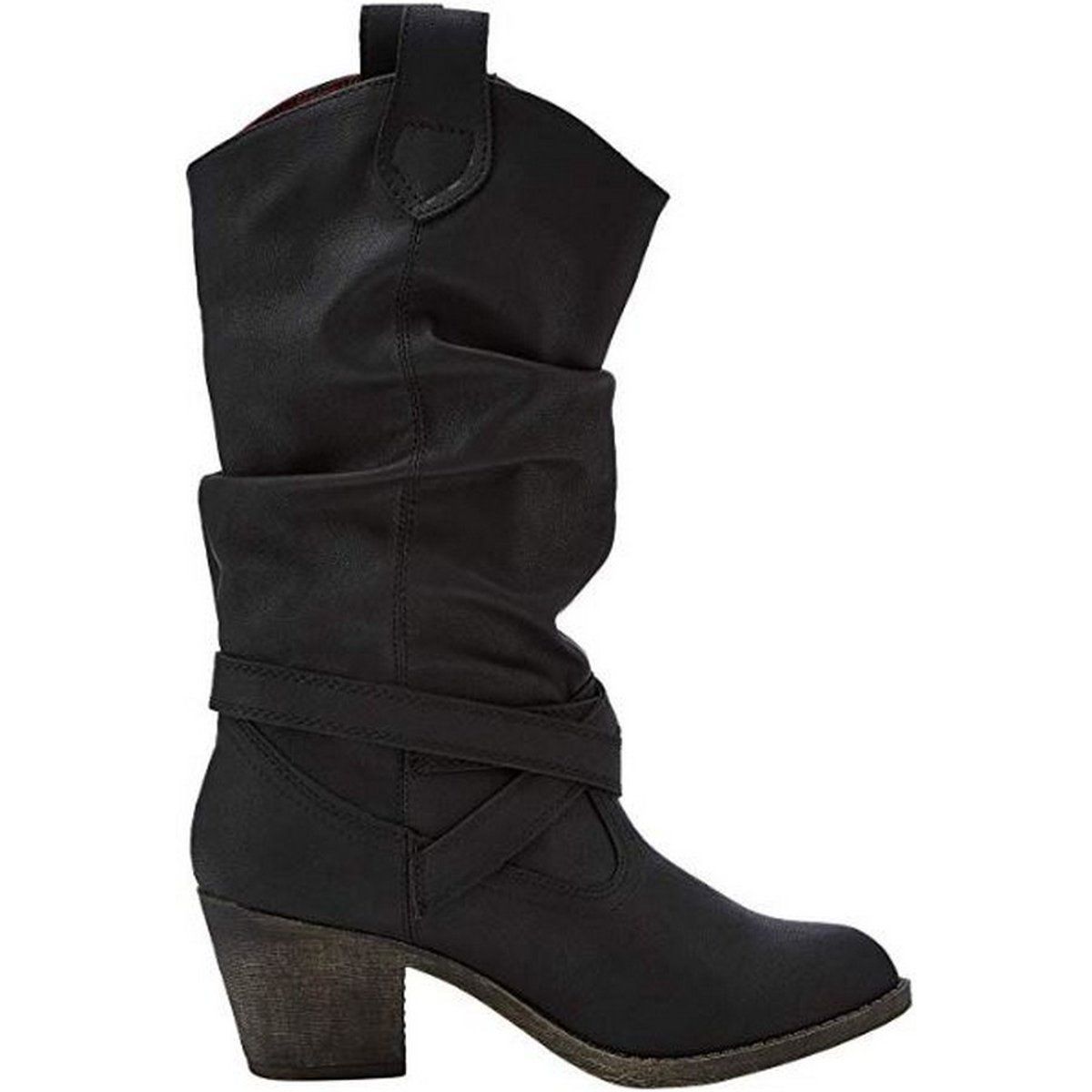 Geshoppte wadenhohe Western-Stiefel