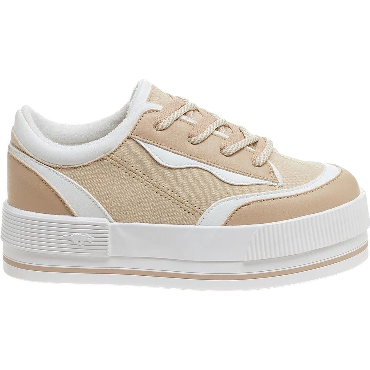 Chunky Plattform-Sneaker mit Kontrast