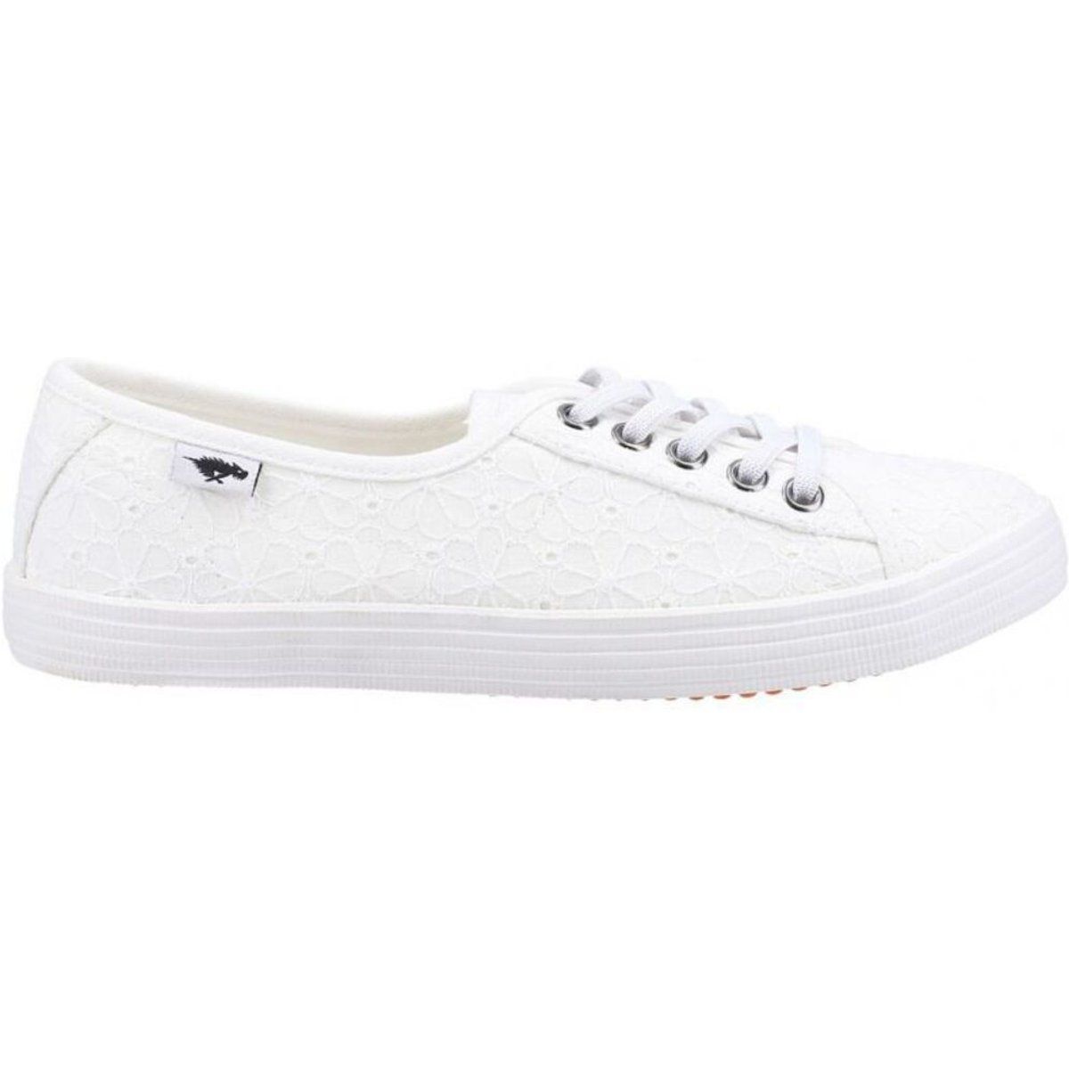 Bestickte Sneaker mit Blumenmuster