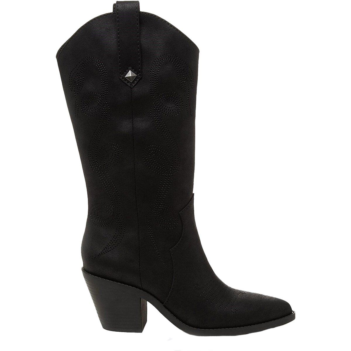 Bestickte halbhohe Western-Stiefel