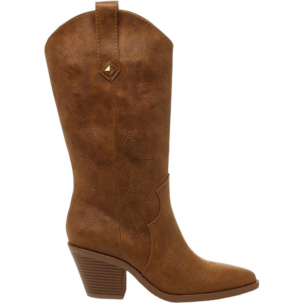Klassische halbhohe Westernstiefel