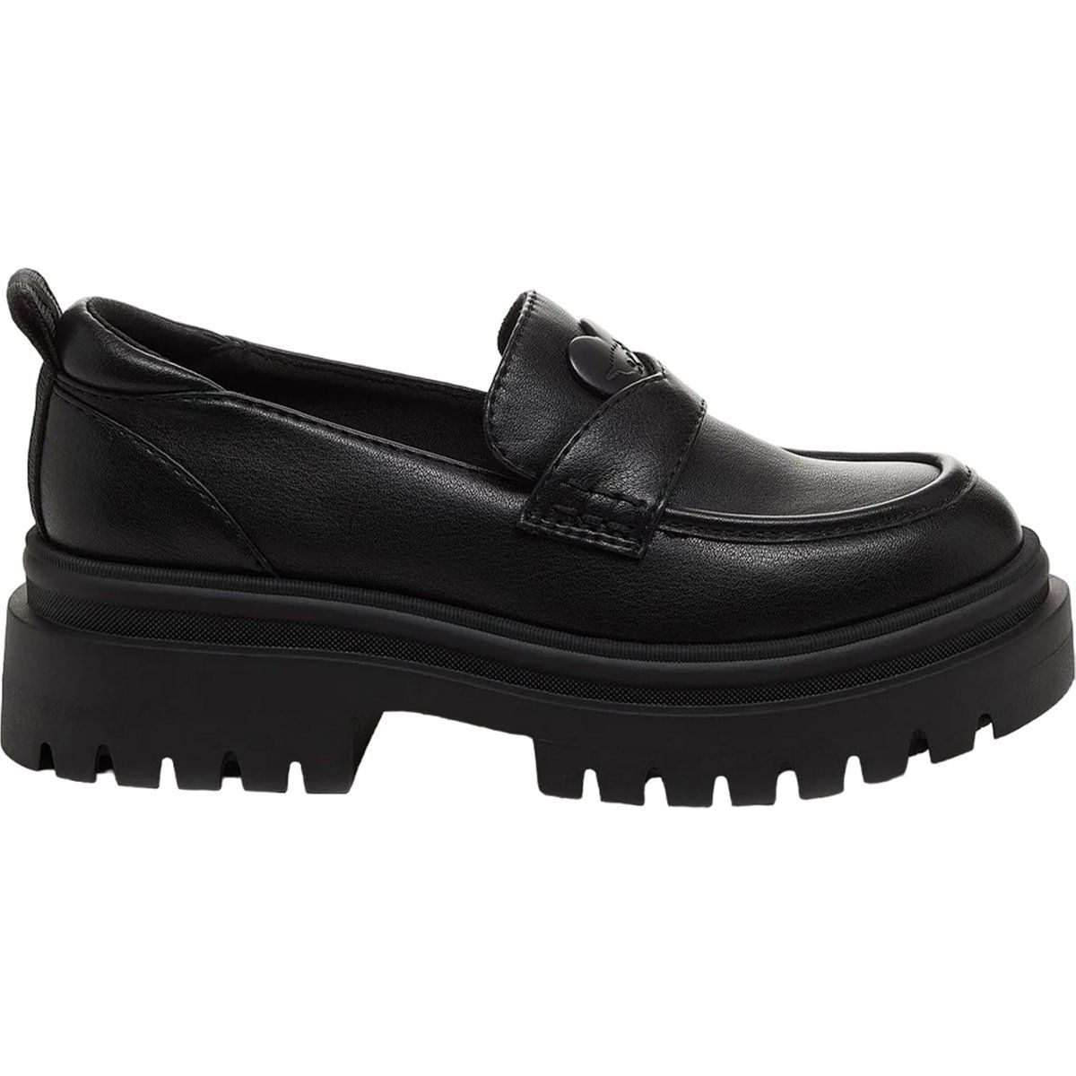 Chunky Plateau-Loafer mit Profilsohle