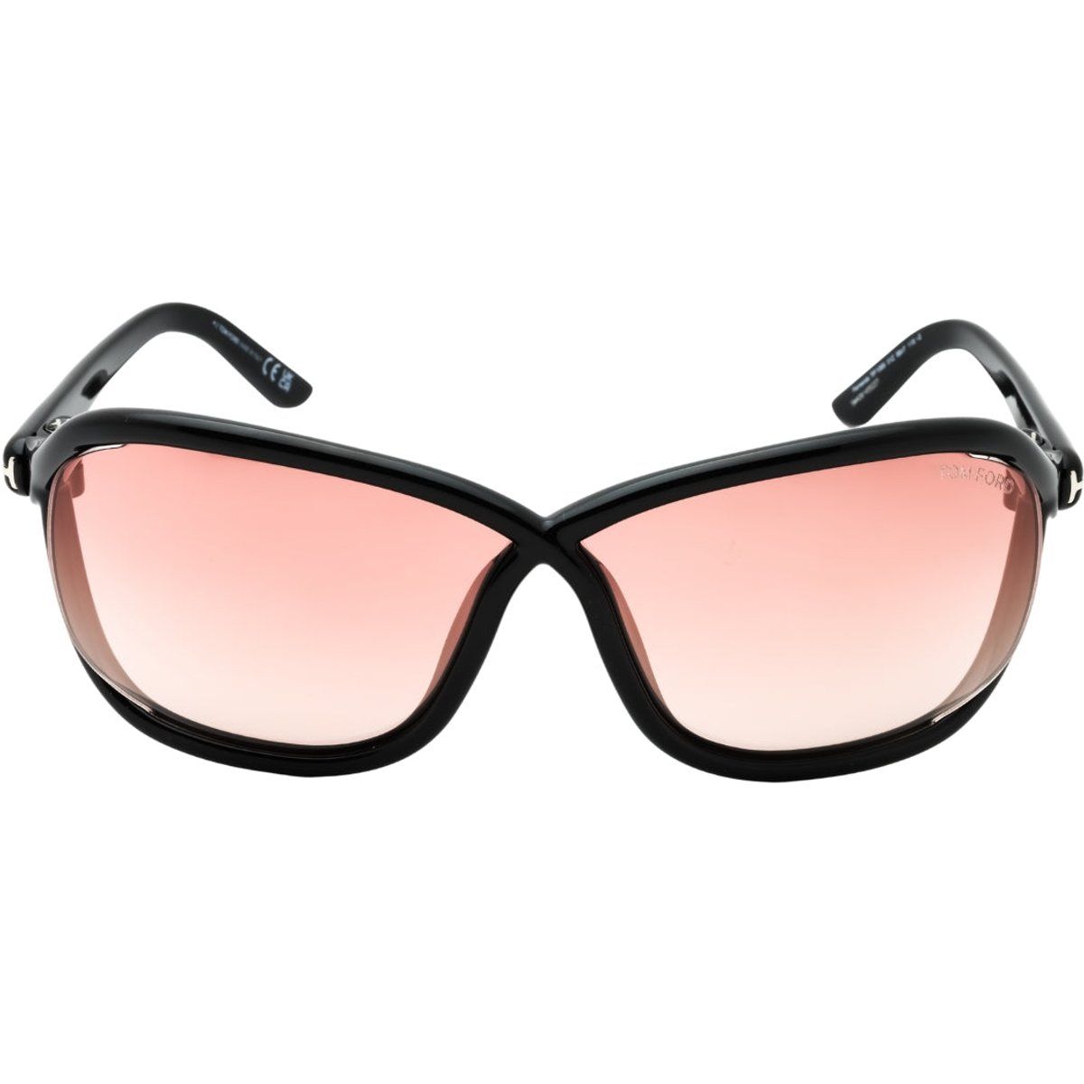 Oversize Schmetterlings-Sonnenbrille mit getönten Gläsern